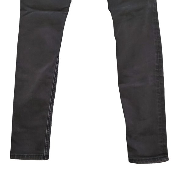 Miss Me JE5764GR Skinny 26 (M 26x30 7" Low Rise) Black *Missing Button* Jeans A9 - Picture 5 of 13